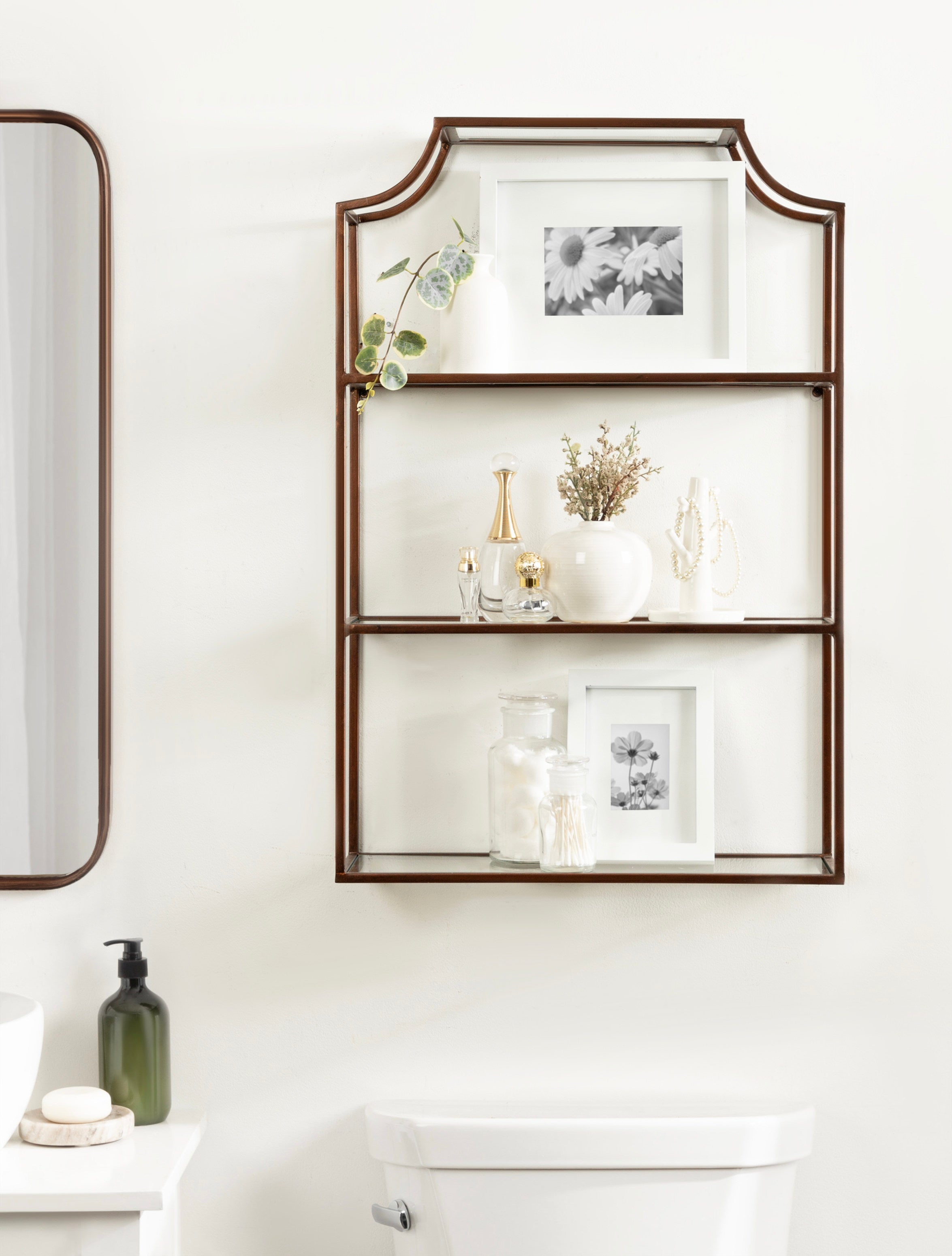 Accent Shelf Bronze 21x30 7