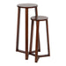 Nesting Table Walnut Brown 2 Piece 1