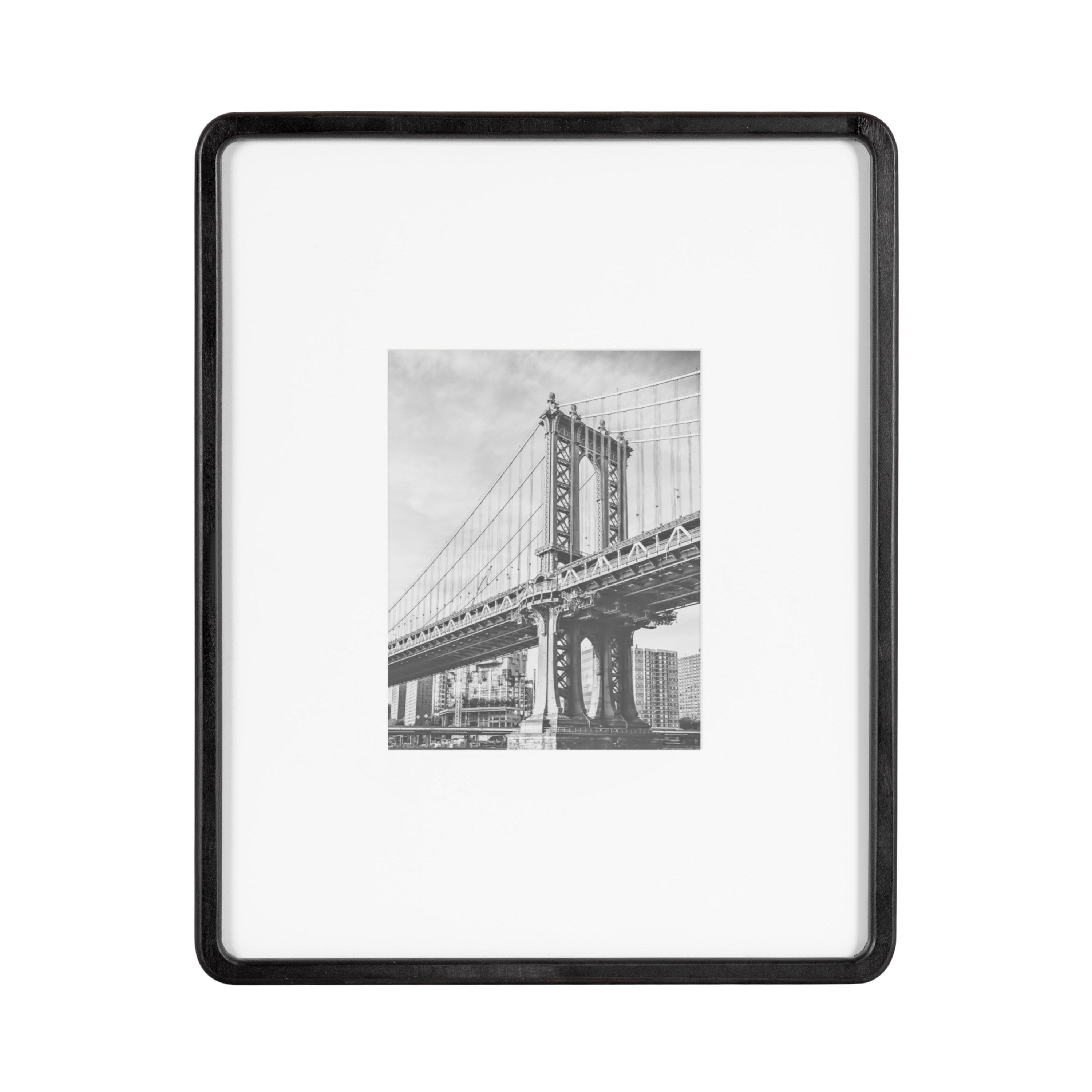 Wall Frame 16x20 matted to 8x10 Black 6