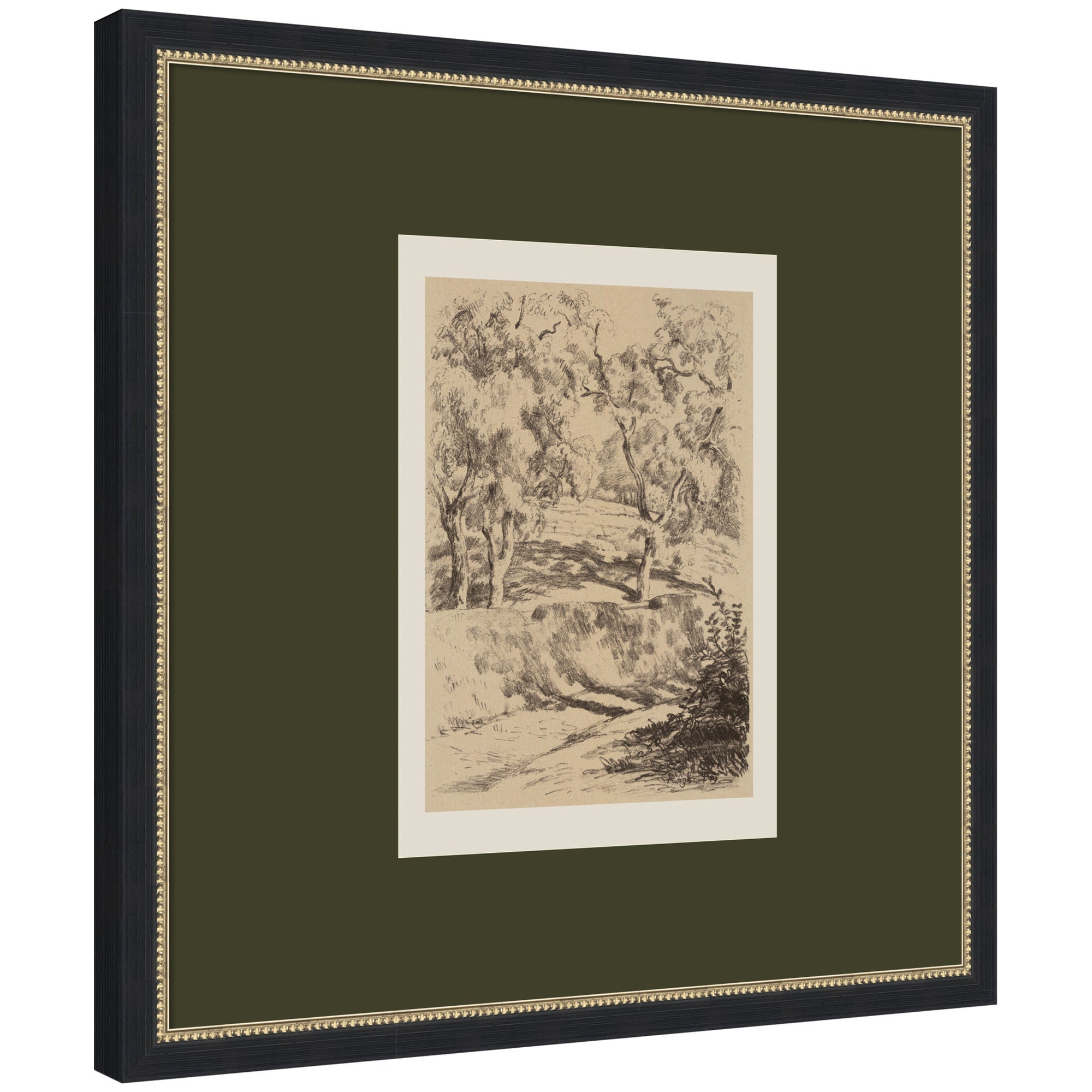 Framed Art 26x26 Belmont Black 7