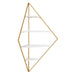 Accent Shelf White Gold 24x17x38 1