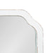 Scallop Mirror White 24x24 3