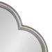 Scallop Mirror Silver 28x28 3