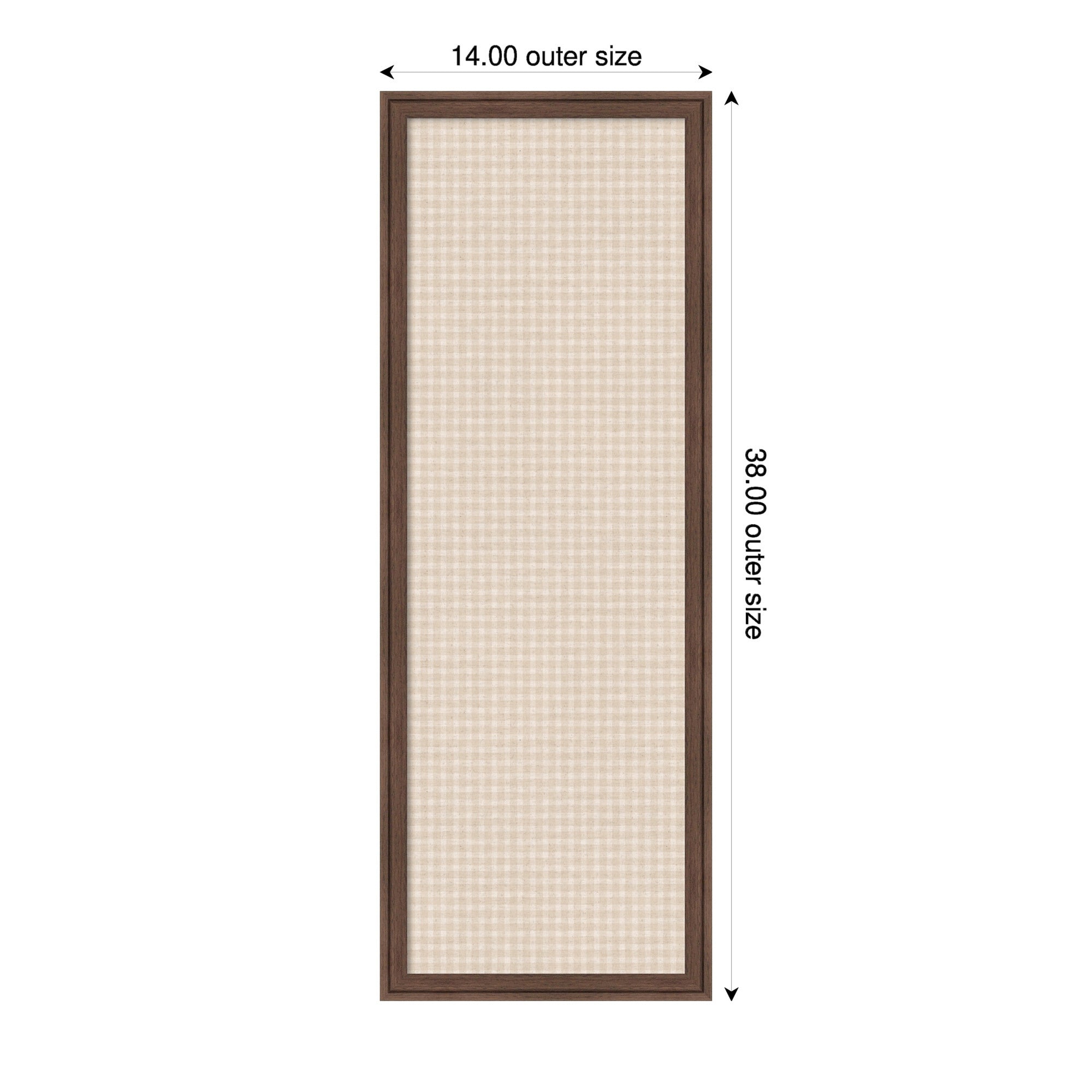 Magnetic Canvas 14x38 Florence Medium Brown 2