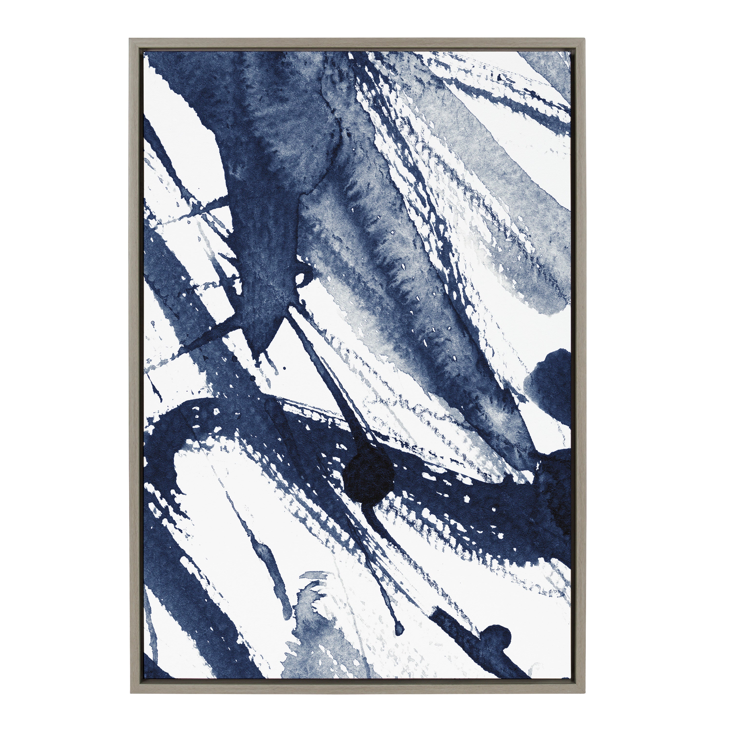 Framed Canvas Sylvie Graywash 23x33 1
