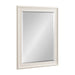 Rectangle Mirror White 22.5x28.5 1