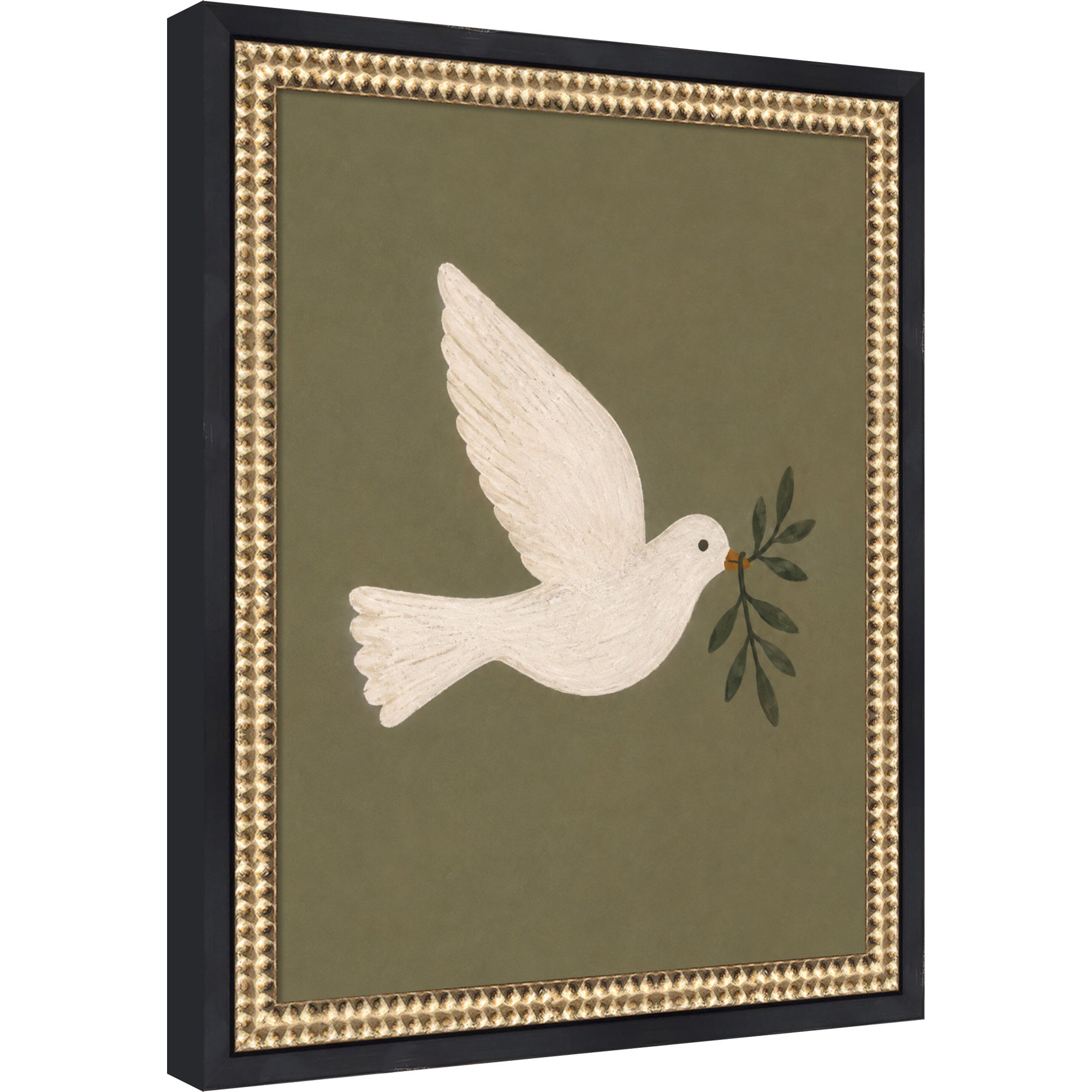 Mounted Canvas Castellan Black 13x16 1