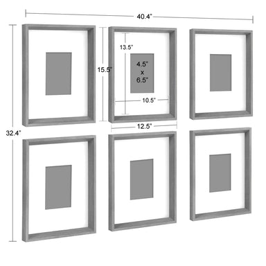 Art Set Black 6 Piece 13 in. x 16 in. 4