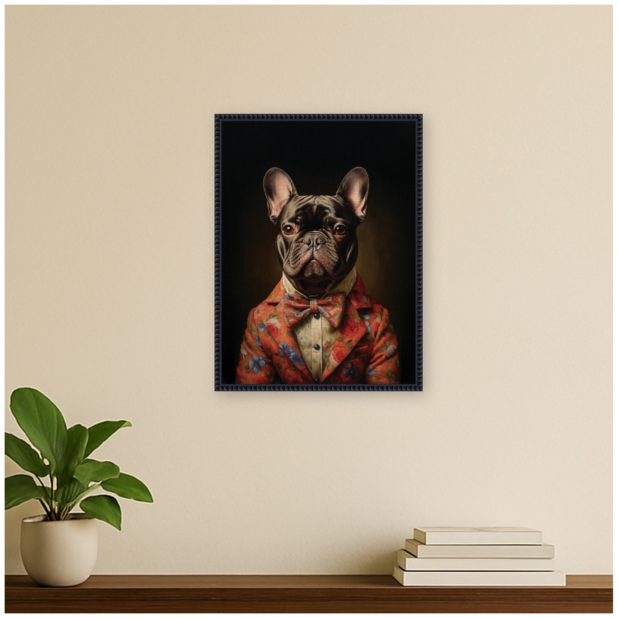 Framed Canvas 18x24 Sylvie Beaded Black 7