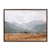 Framed Canvas 28x38 Sylvie Walnut 2