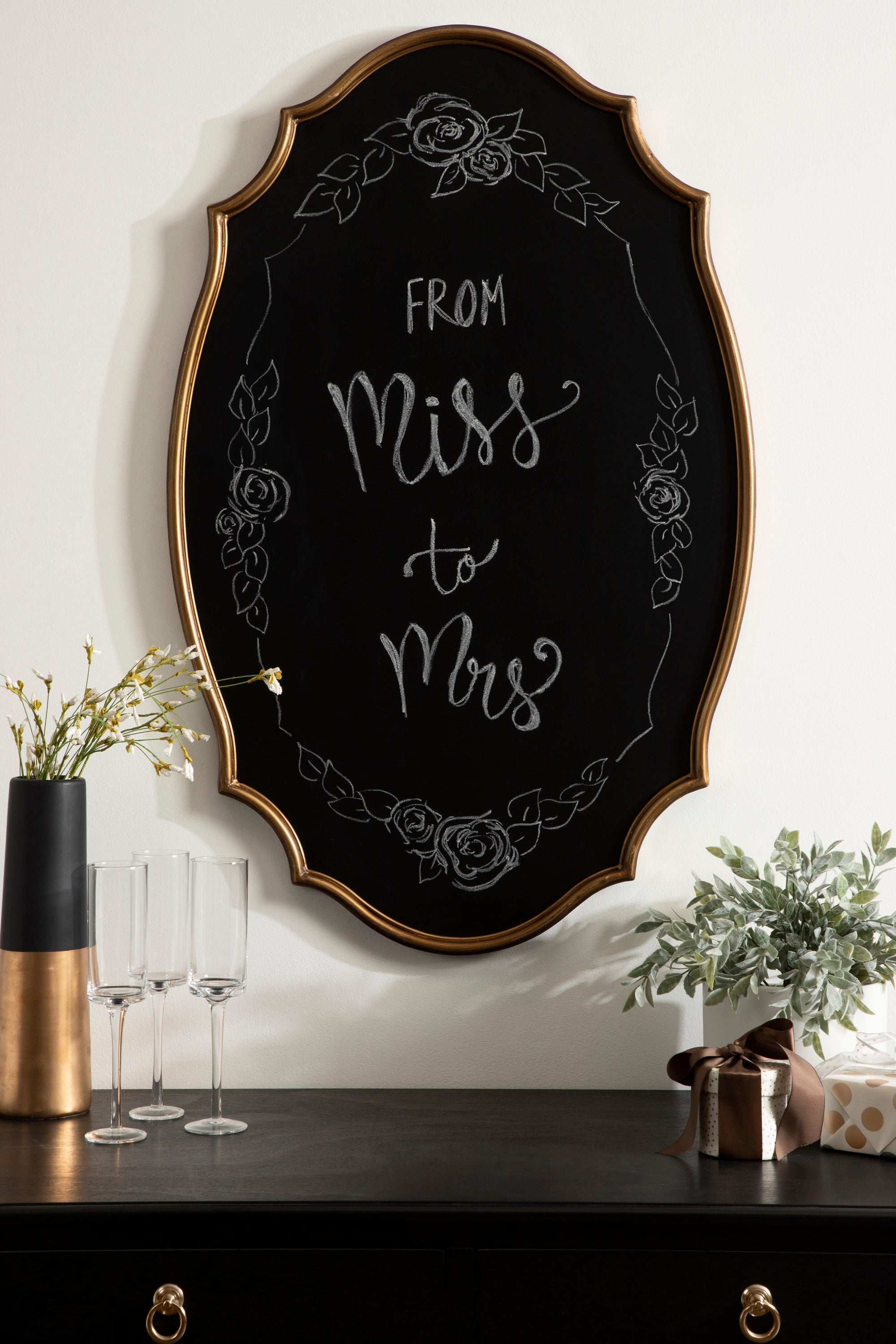 Chalkboard Gold 24x36 6