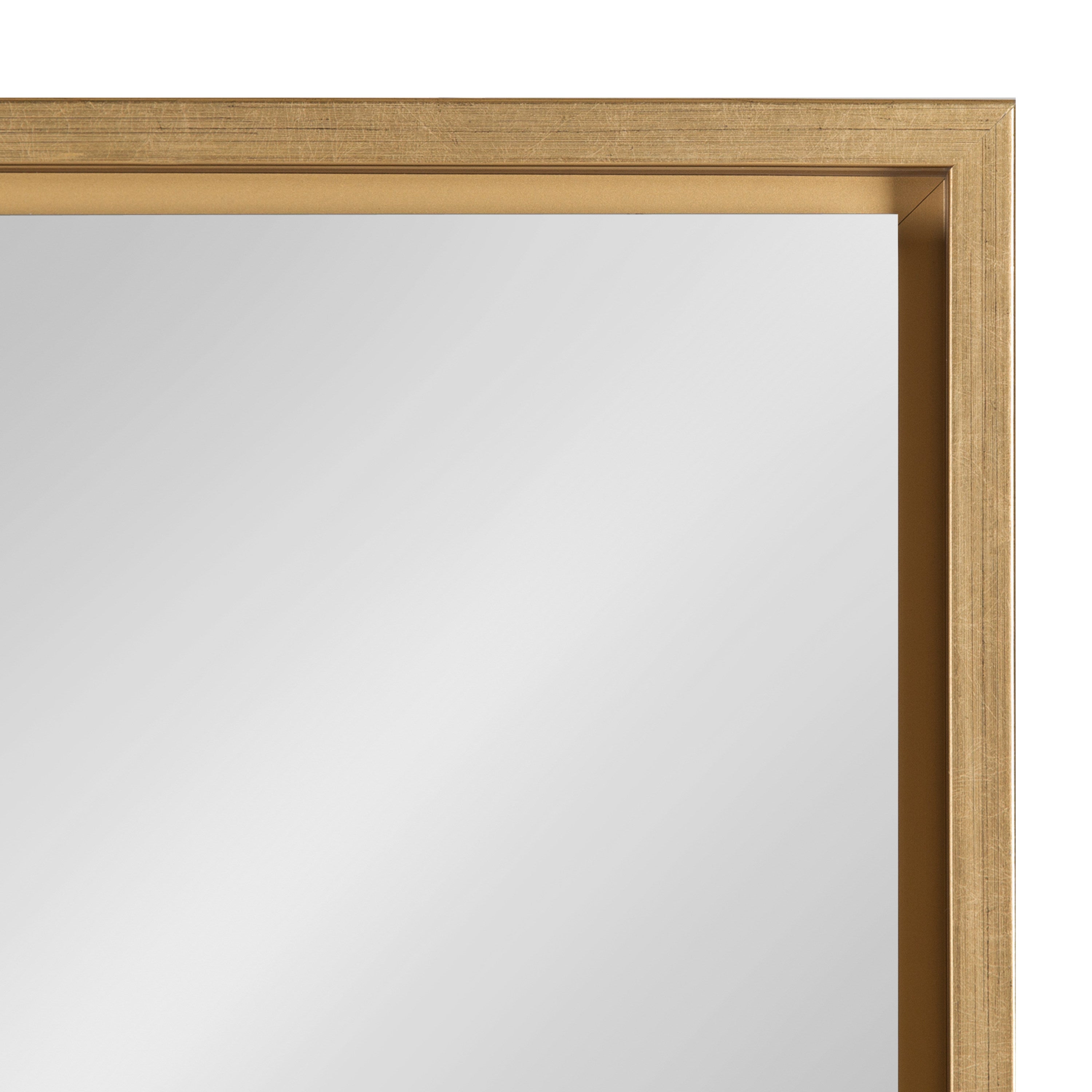 Rectangle Mirror Gold 18x24 3