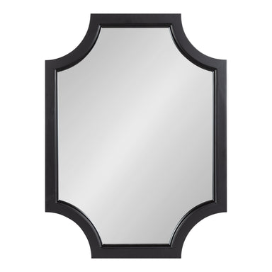 Scallop Mirror Black 18x24 2
