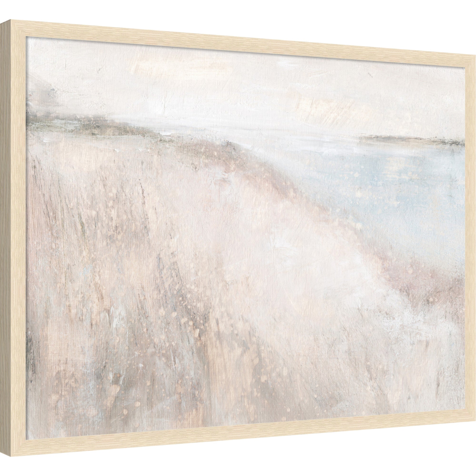 Mounted Canvas 38x29 Woodgrain Stripe Blonde 5