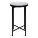 Tea Table Black White 14x14x26 3