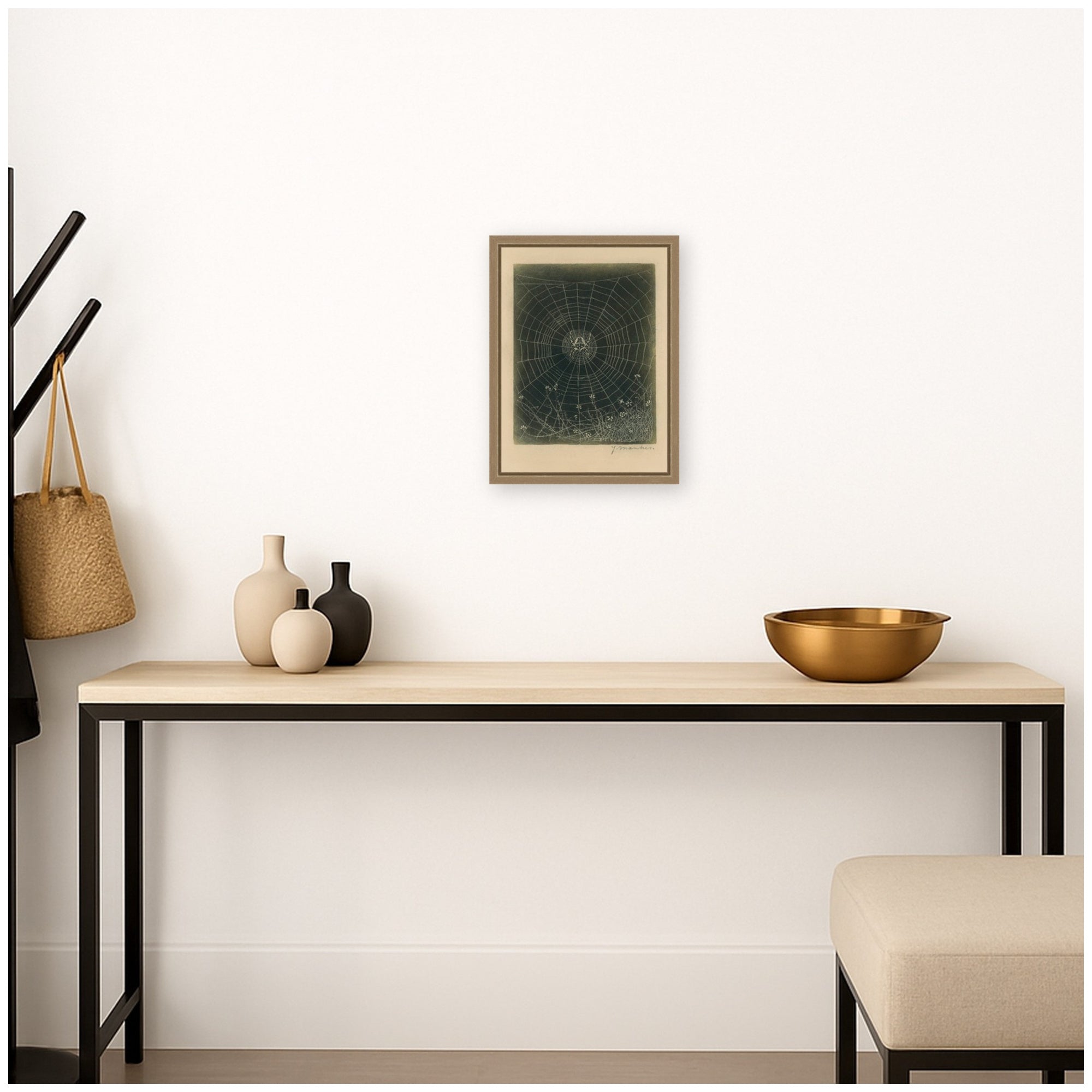 Framed Canvas 10x13 Sylvie Dark Gold 5