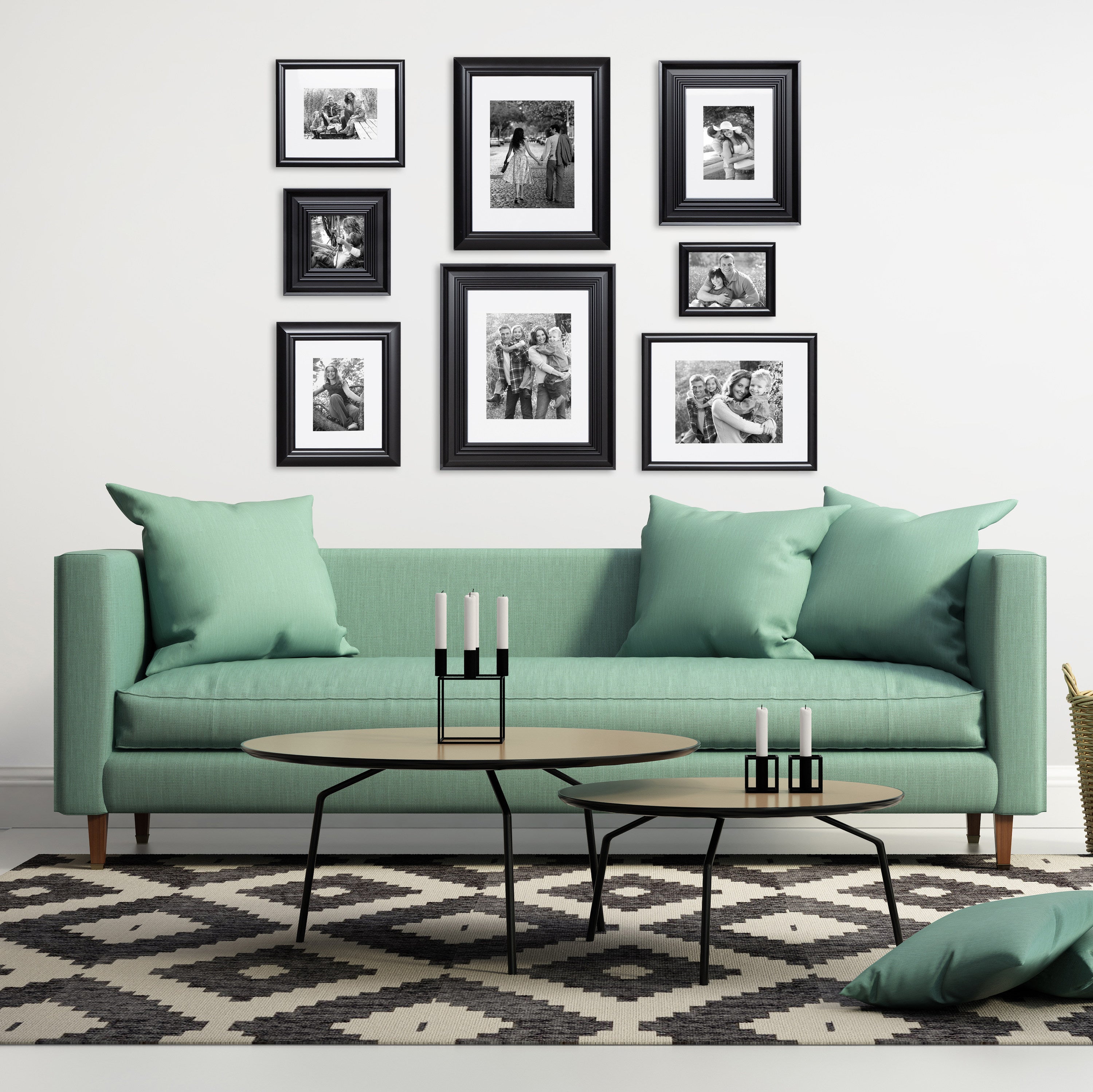 Frame Box Set Black 8 Piece 6