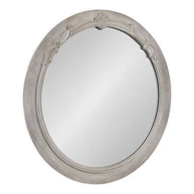 Round Mirror Gray 26" Diameter 2