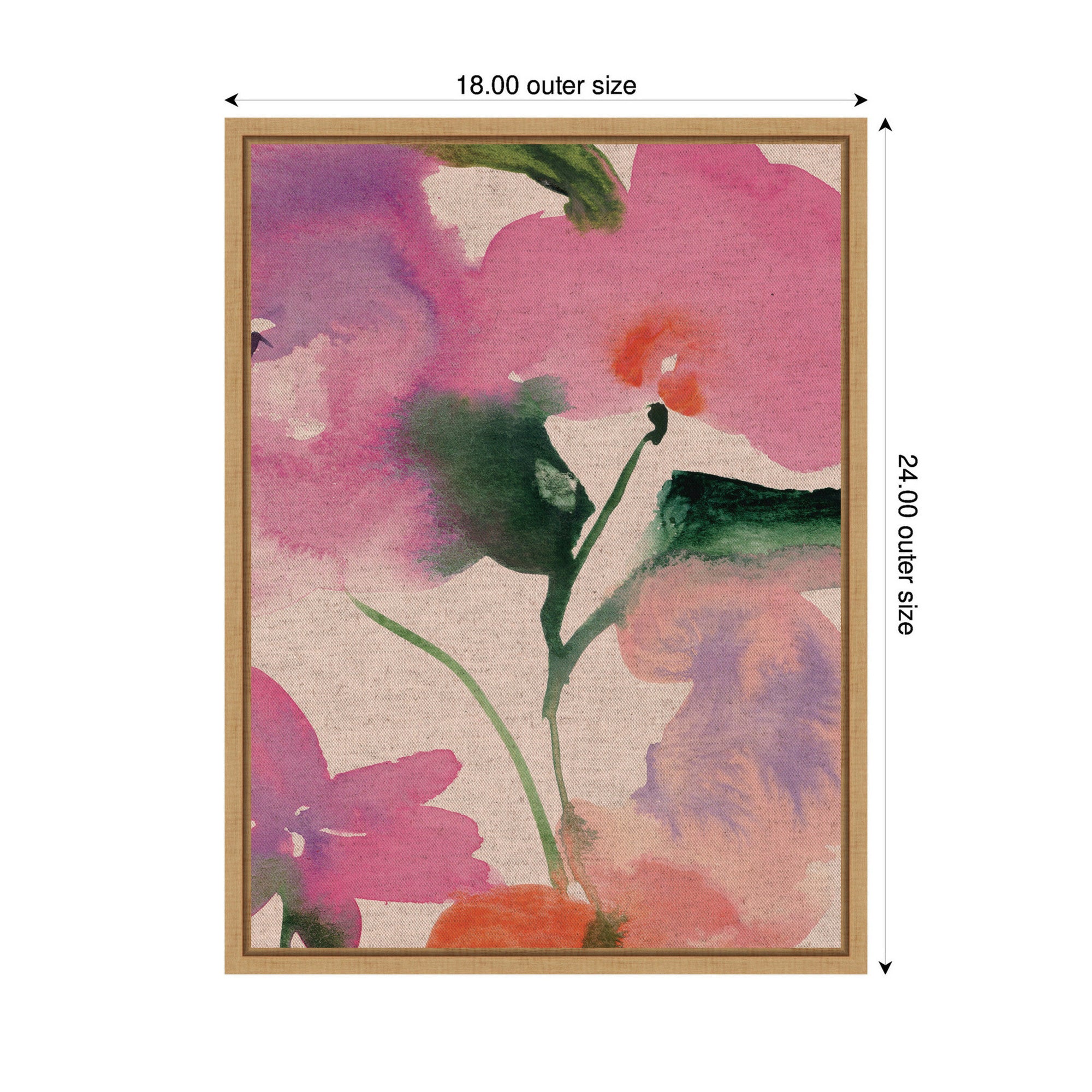 Framed Canvas 18x24 Sylvie Natural 2