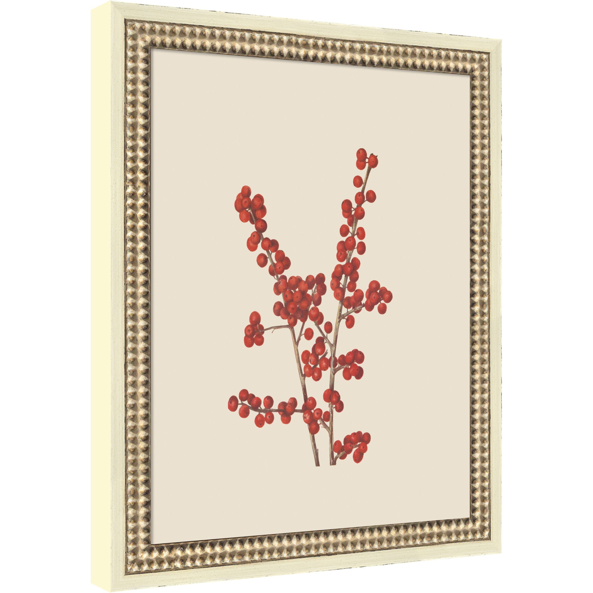 Mounted Canvas Castellan Distressed White 13x16 1