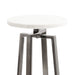Drink Table White Pewter 9x9x23 3