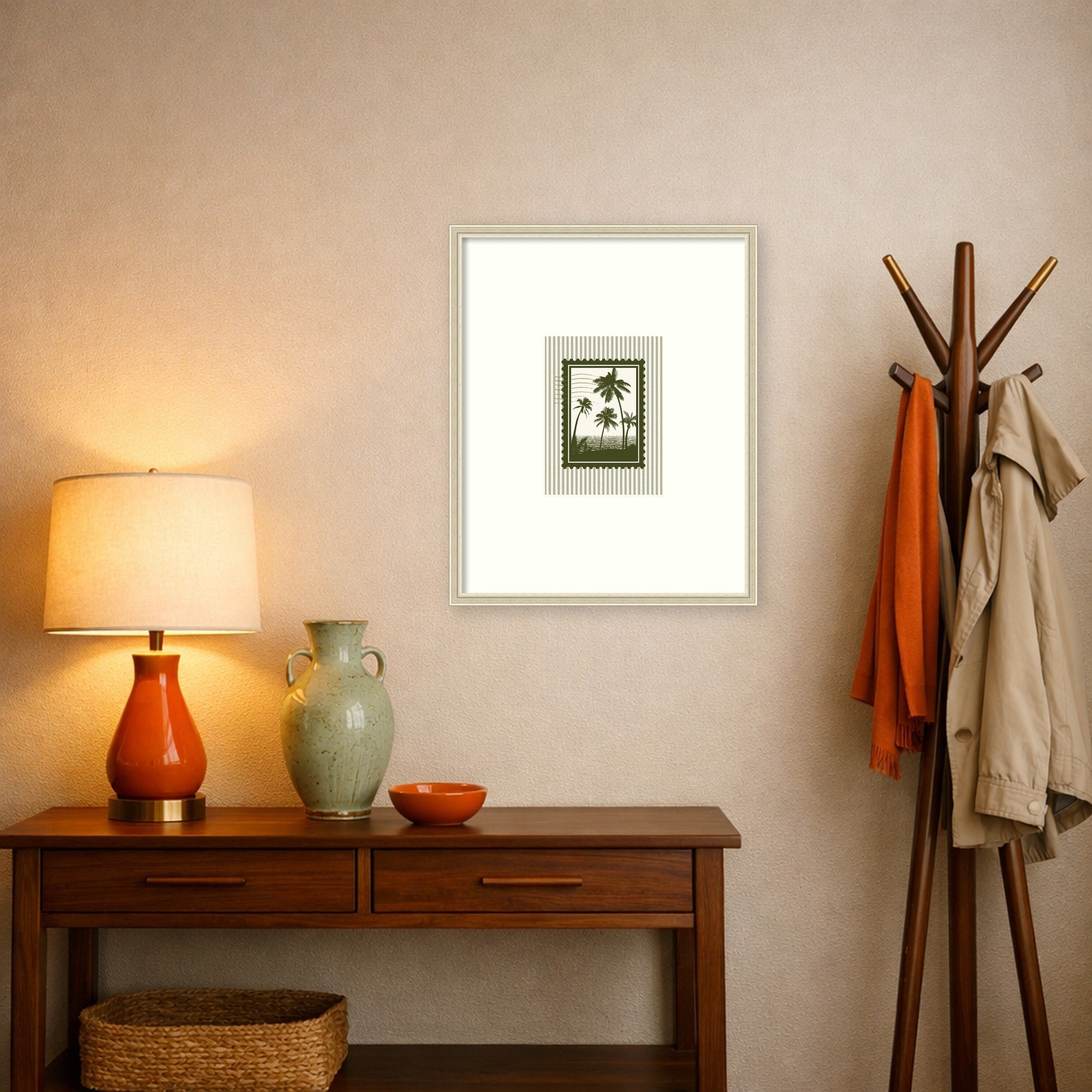 Framed Art 17 x 21 Edith Silver 6