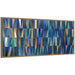 Framed Canvas 40x18 Sylvie Dark Gold 1