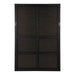 Windowpane Mirror Black 24x36 4