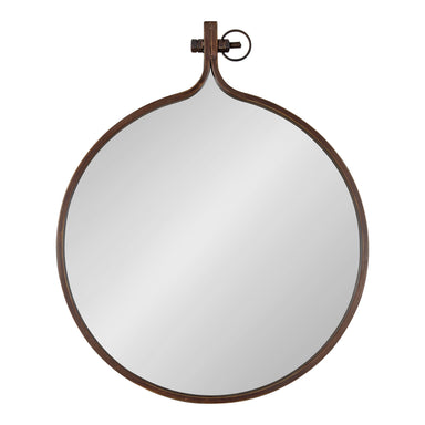 Industrial Mirror Antique Bronze 23.5x28.5 2