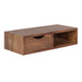 Floating Side Table Walnut Brown 22x10x6 1