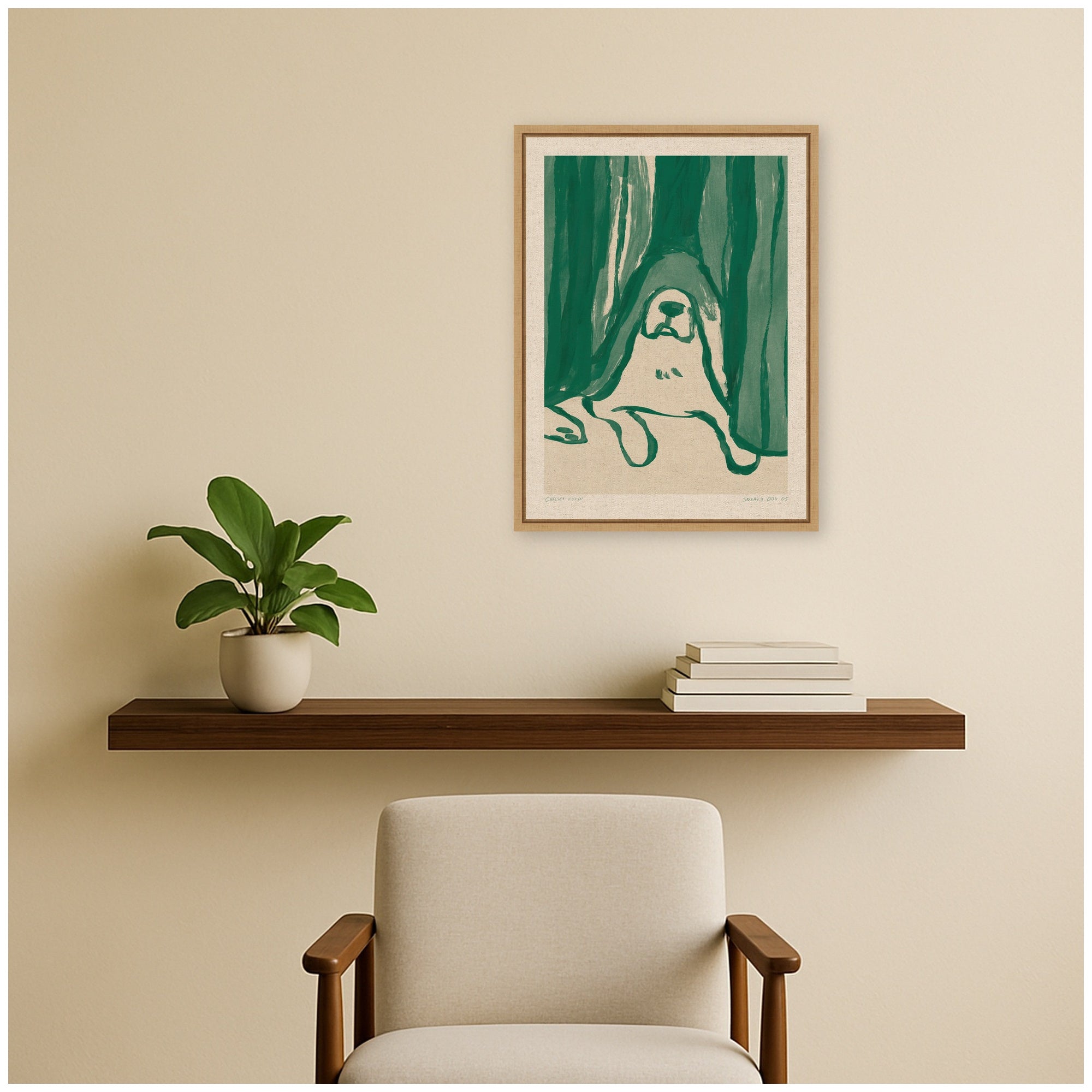 Framed Canvas 18x24 Sylvie Natural 5