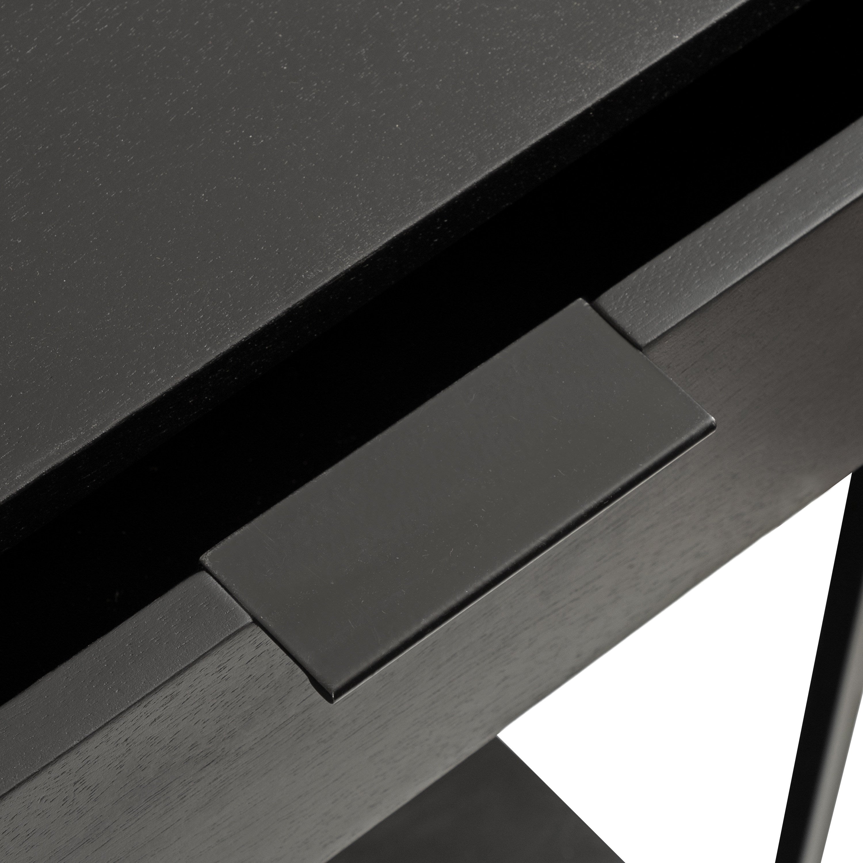 Console Table Black 36x13x31 6