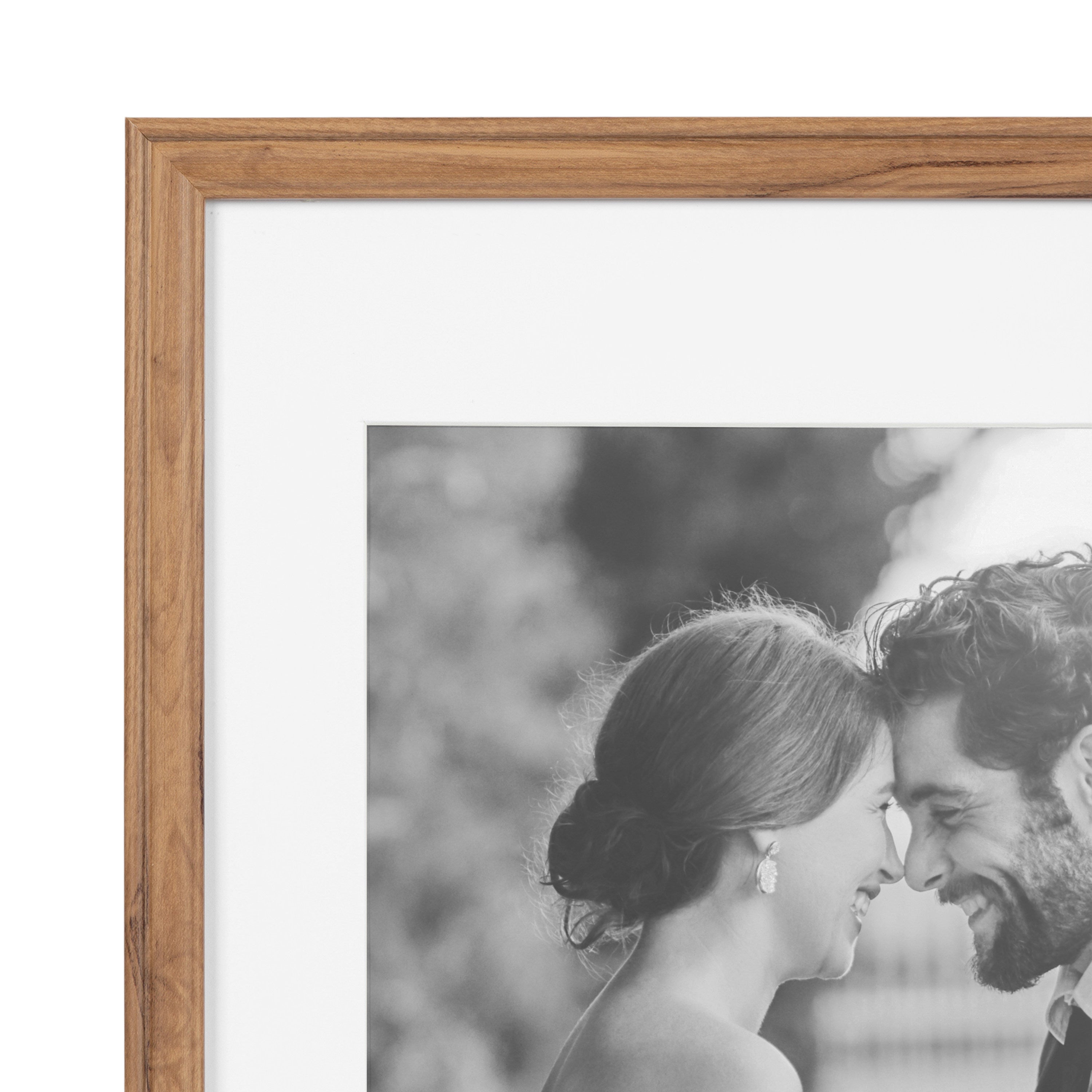 Wall Frame Brown 11x14 matted to 8x10 3