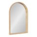 Arch Mirror Natural Beige 24x36 1