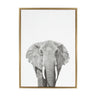 Sylvie Elephant Framed Canvas by Simon Te of Tai Prints