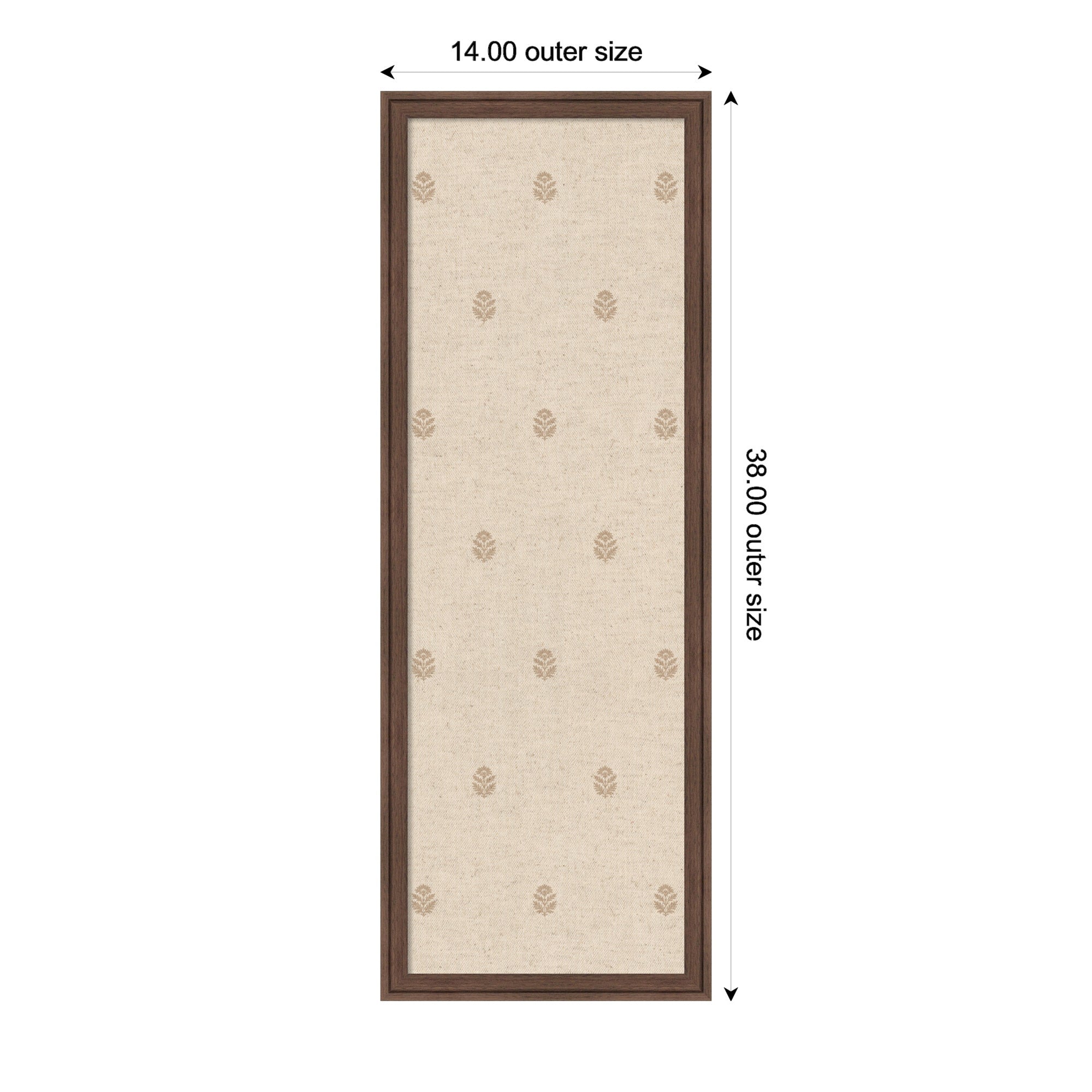Magnetic Canvas 14x38 Florence Medium Brown 2