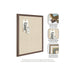 Pinboard 26x20 Woodgrain Stripe Mocha 5