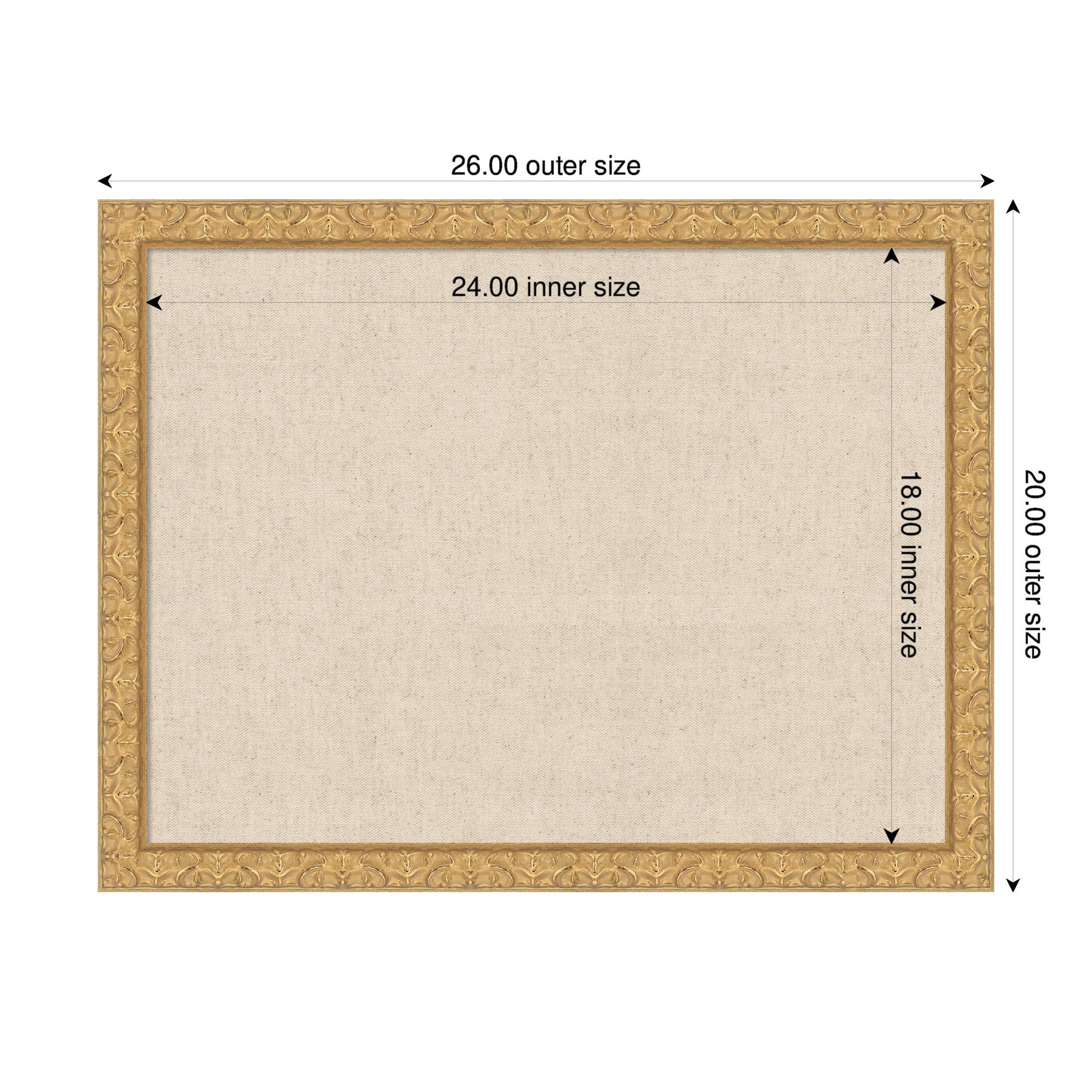 Pinboard 26x20 Lila Gold 2