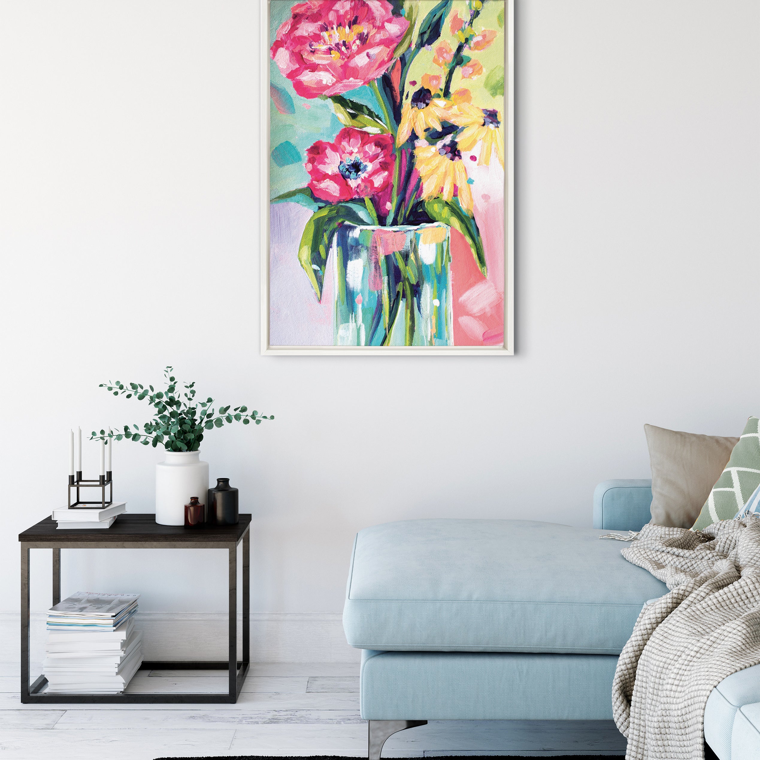 Framed Canvas 23x33 Sylvie White 7