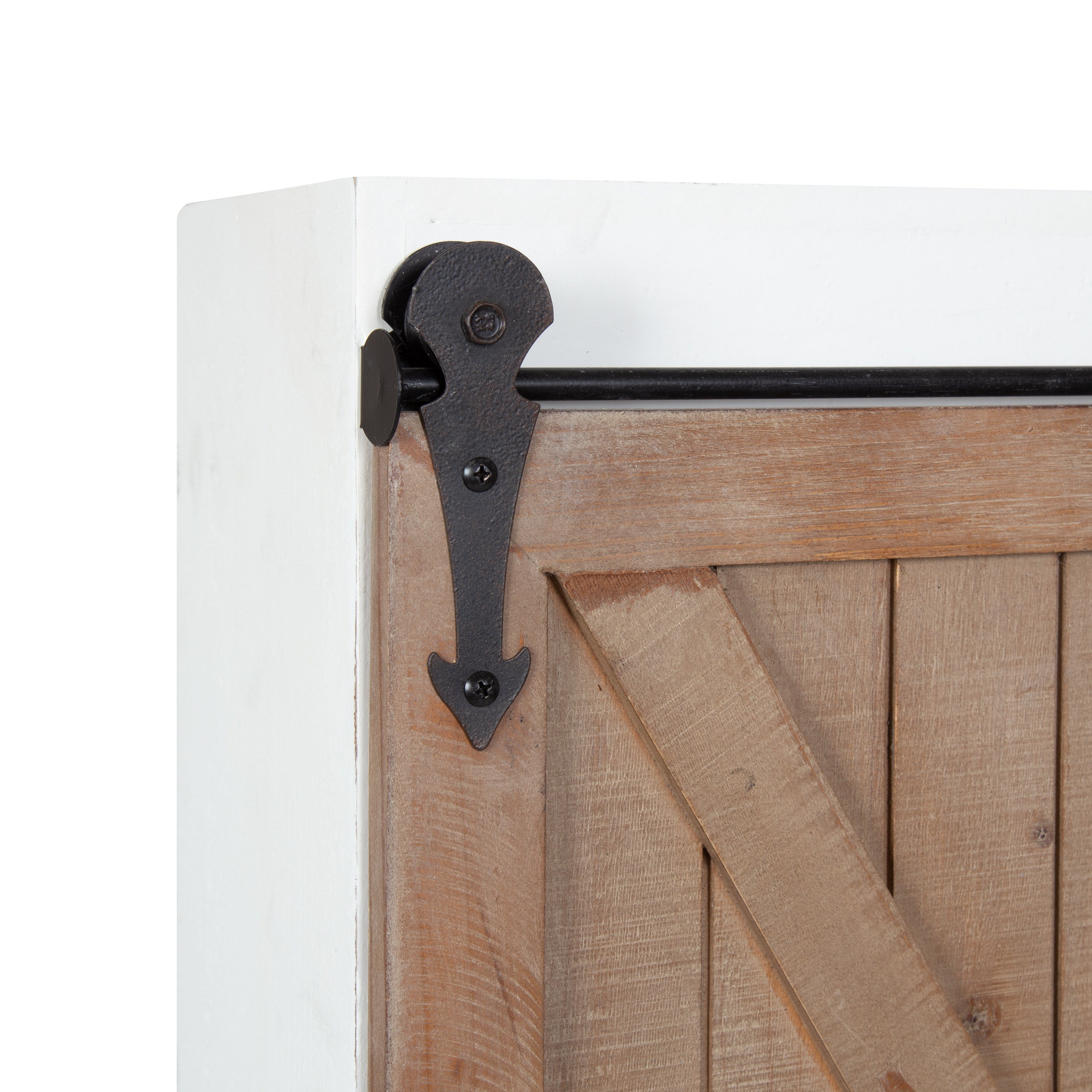 Cabinet White Rustic Brown 22x28 5