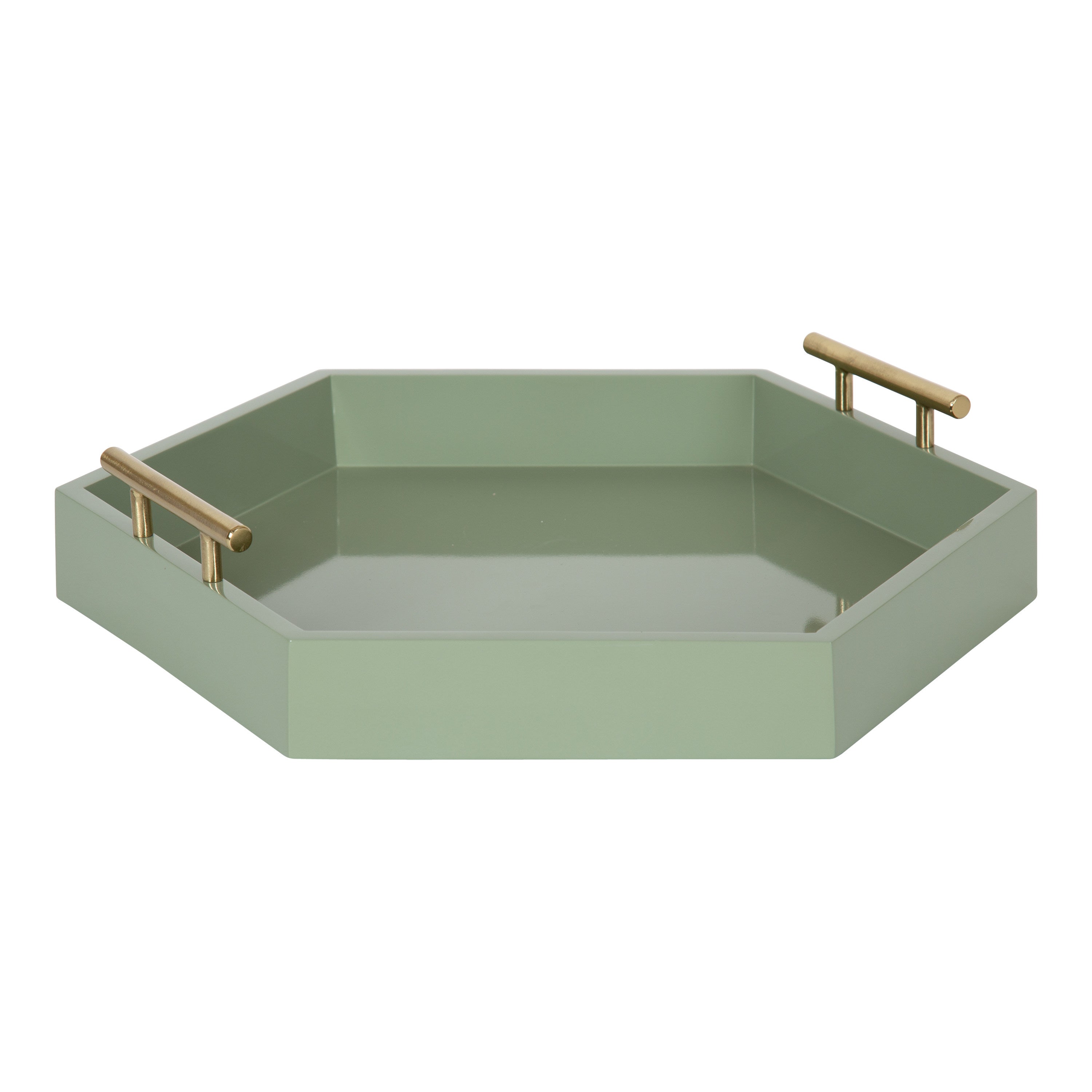 Single Tray Green Gold 18x18 1