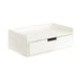 Floating Side Table White 18x12x7 1