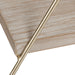 Accent Shelf Rustic Brown Gold 3 Shelves 4