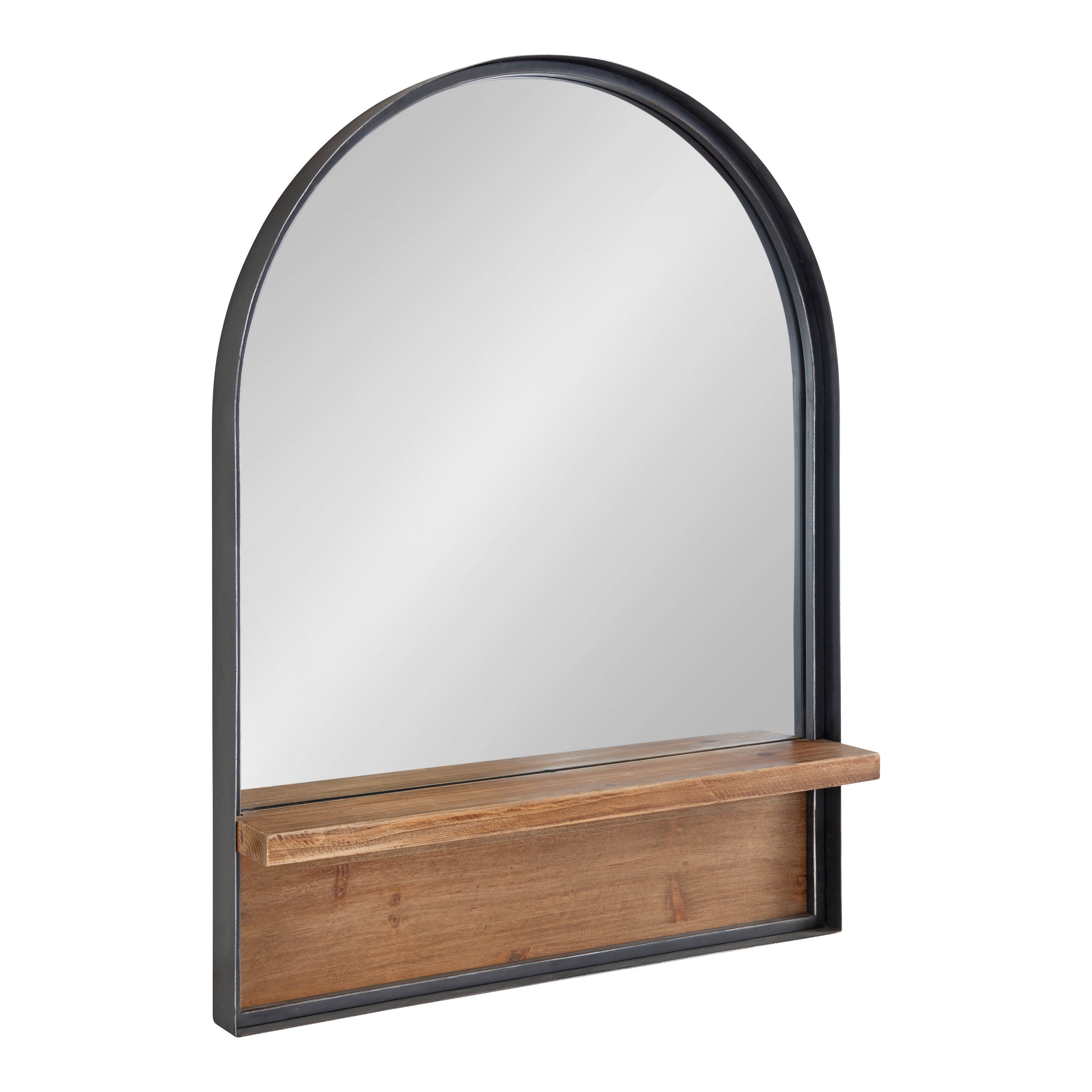 Owing Framed Arch Mirror with Shelf