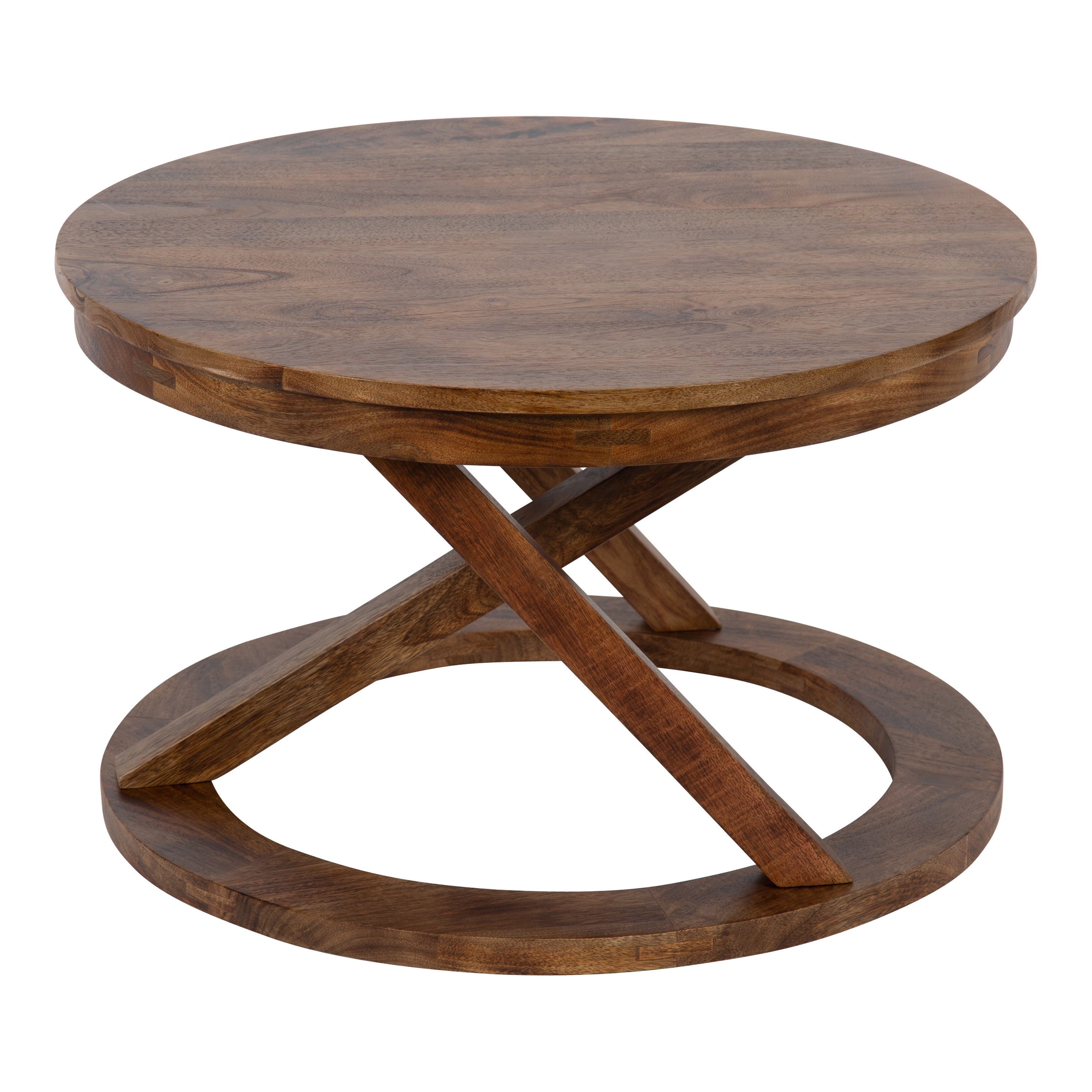 Coffee Table Walnut Brown 26x26x16 3