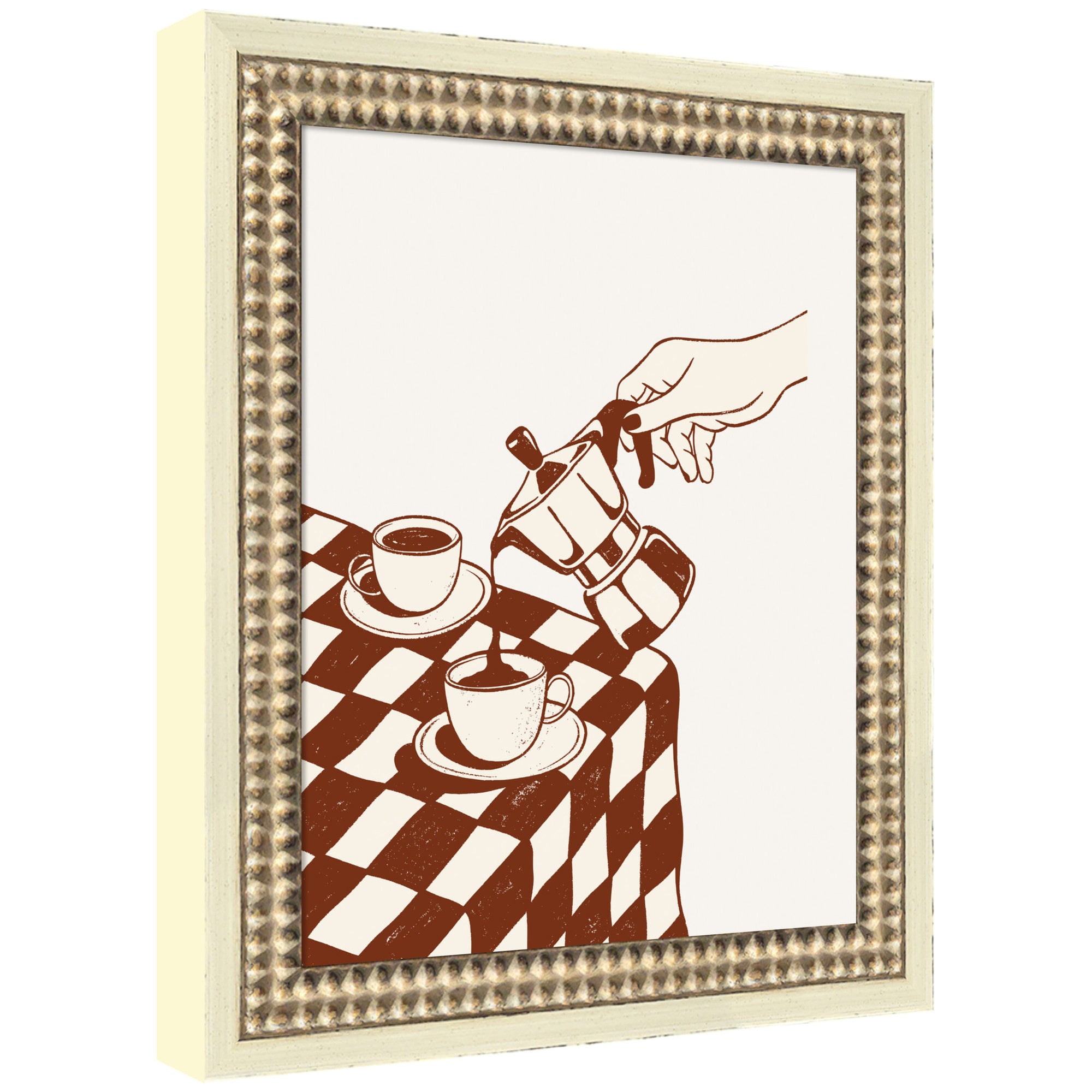 Mounted Canvas 10x12 Castellan Distressed White 7