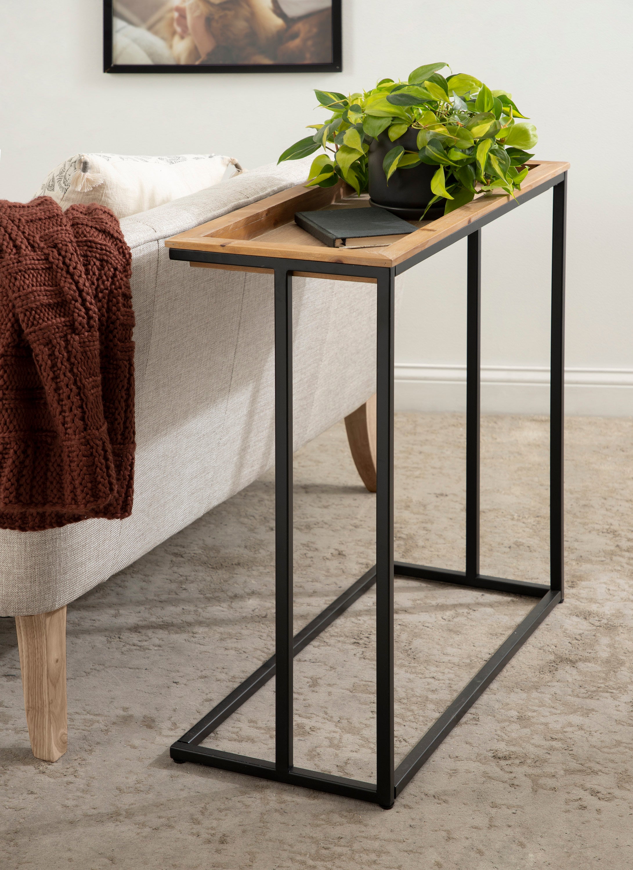 Lockridge Wood and Metal Console Table