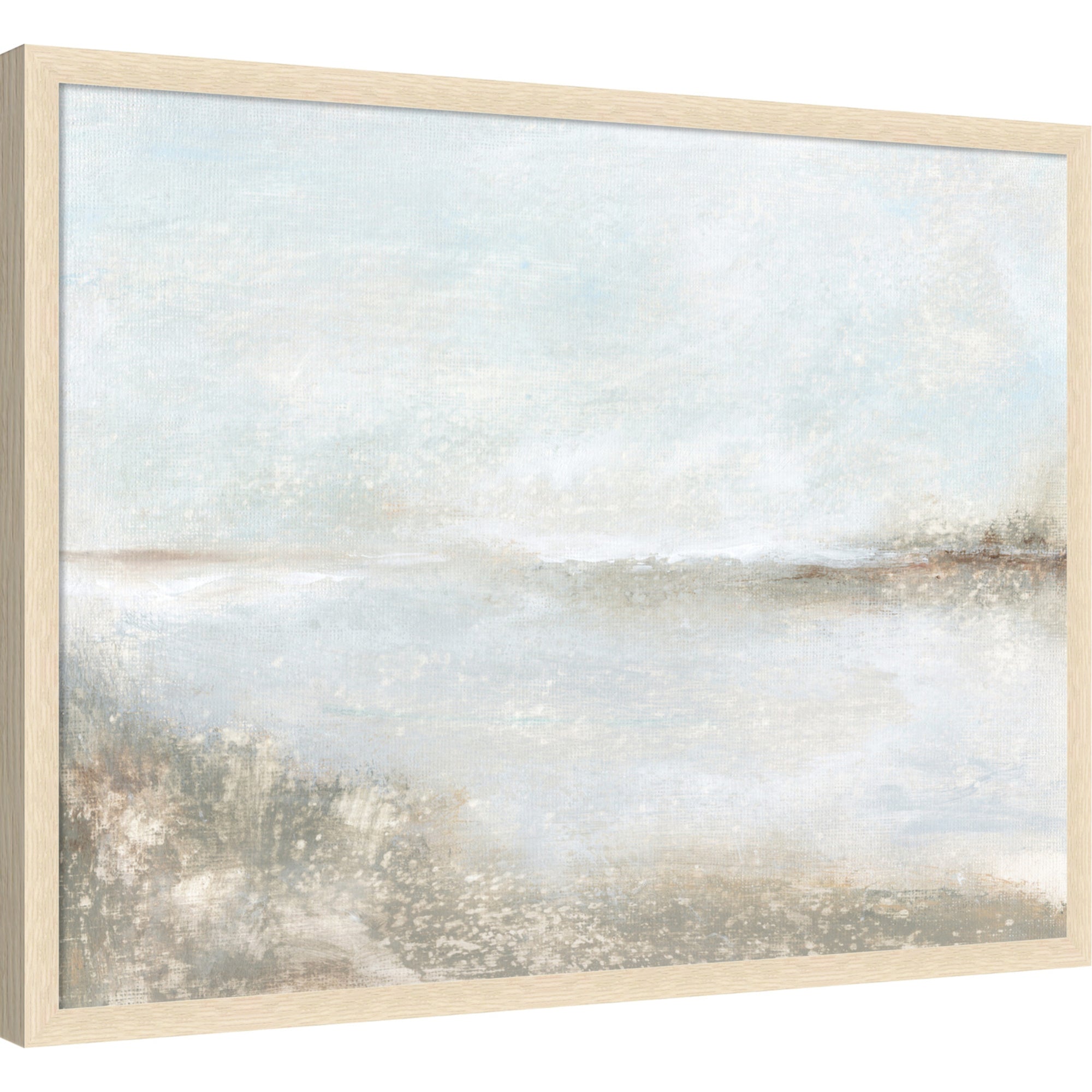 Mounted Canvas 38x29 Woodgrain Stripe Blonde 5