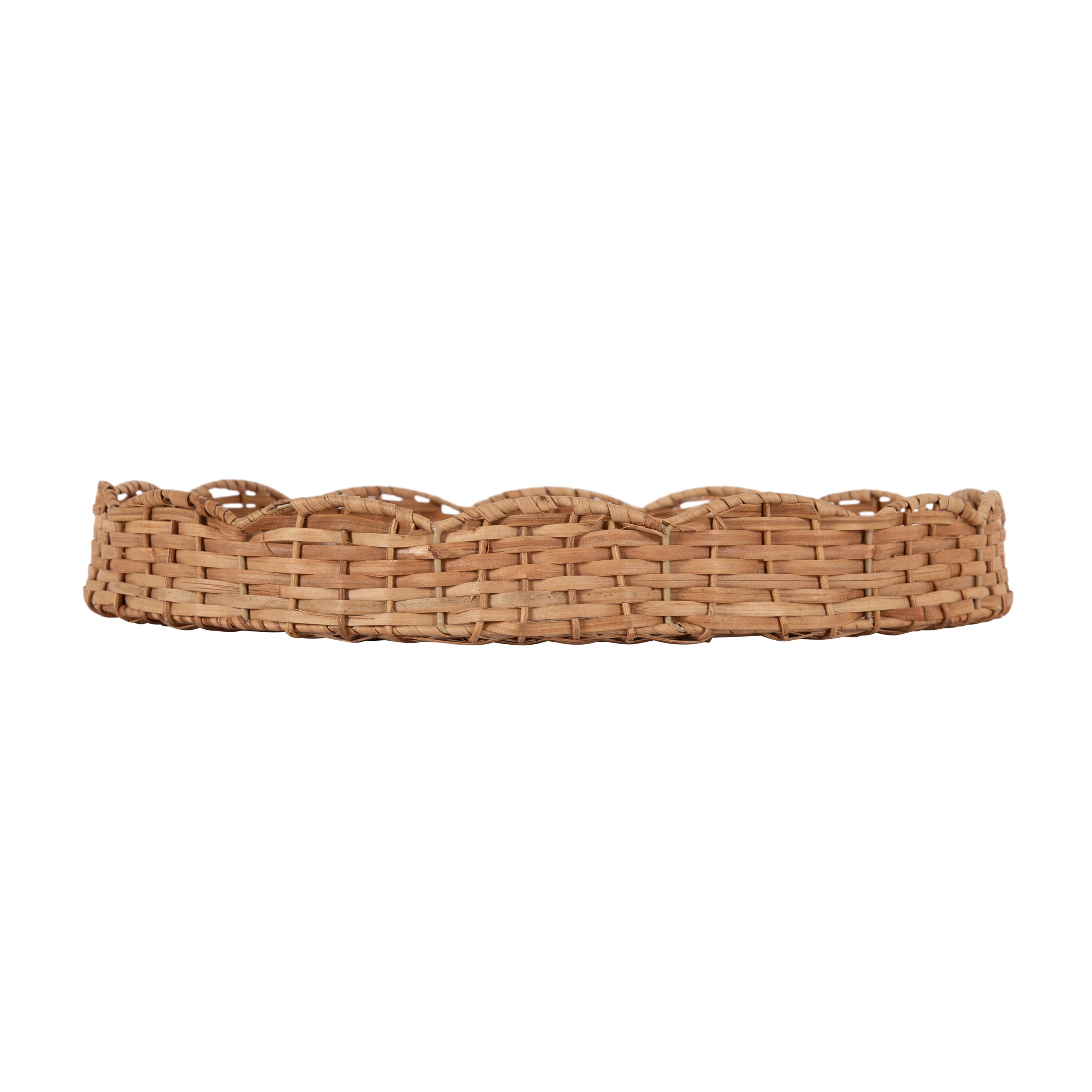 Wavley Rattan Round Tray