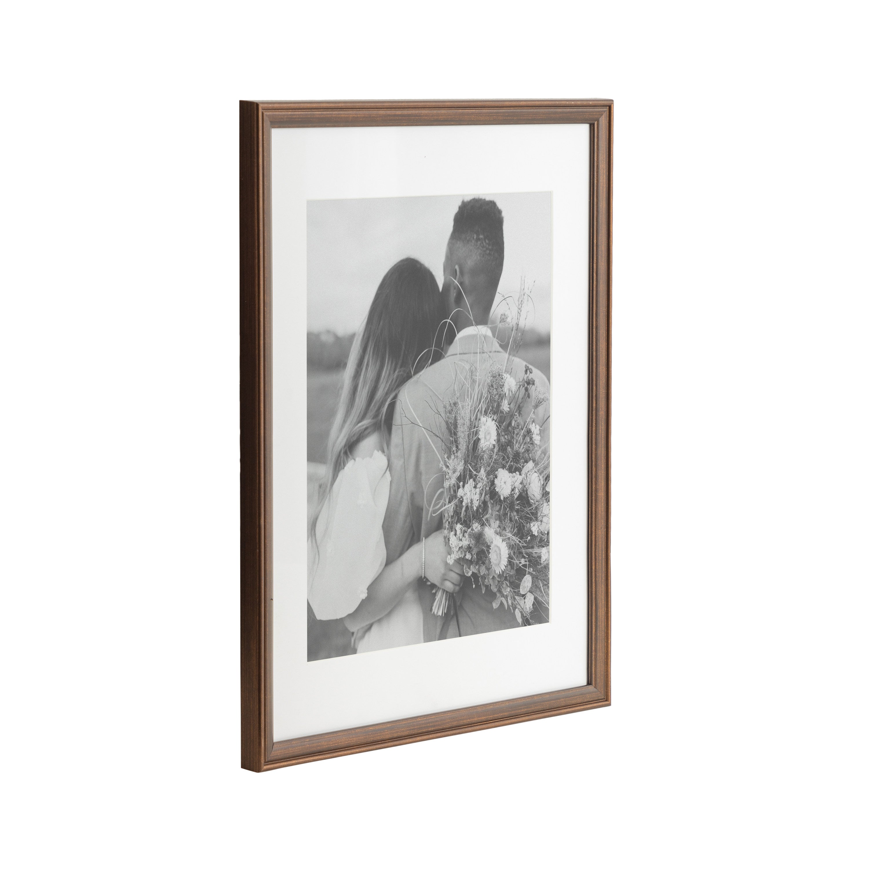 Wall Frame Bronze 14x18 matted to 11x14 5